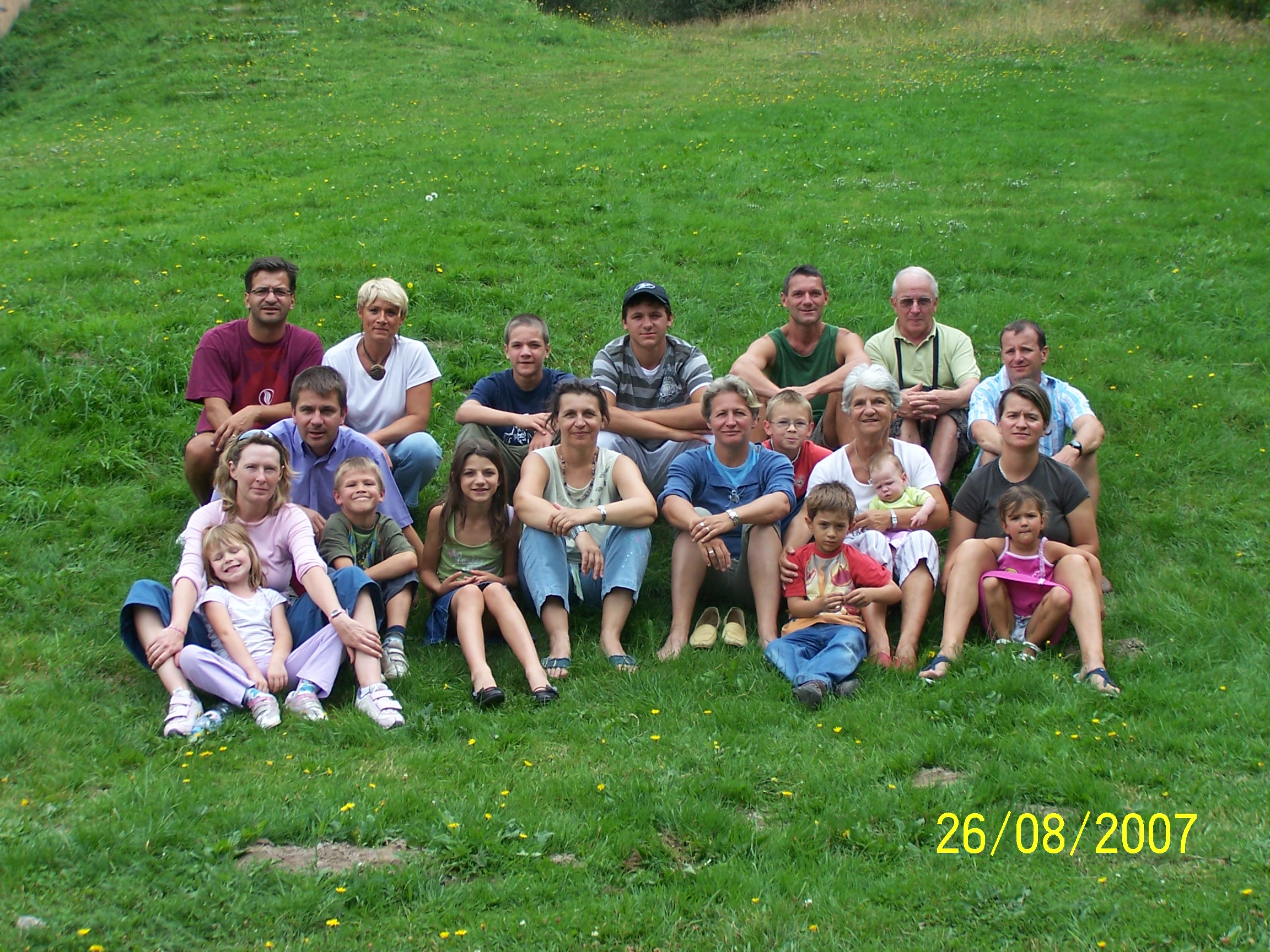 la famille au complet