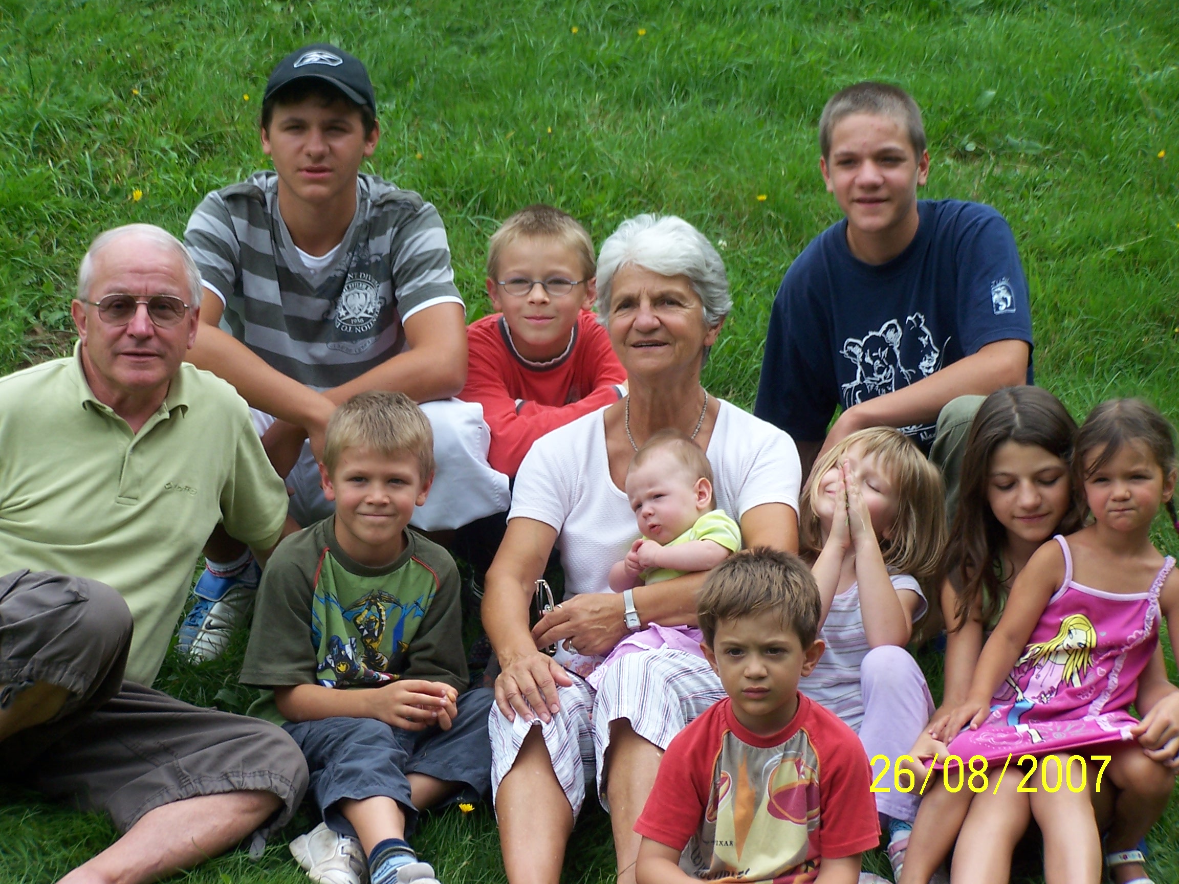 grans parents et petits enfants