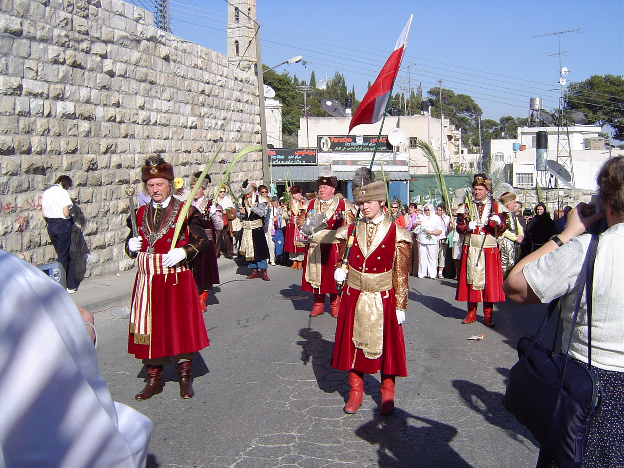 les Polonais  la procession des Rameaux