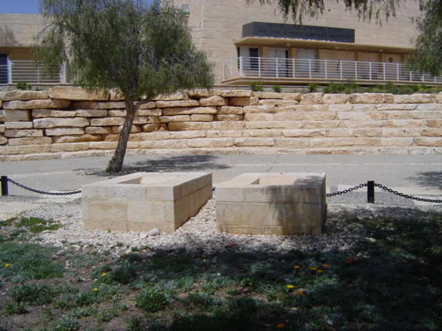 tombes de Ben Gourion et de sa femme