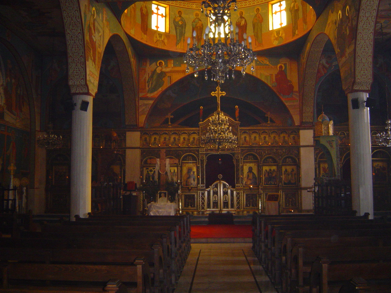 intrieur basilique grecque melkite  Jrusalem