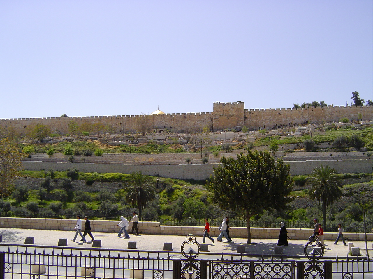 remparts de jérusalem et porte dorée