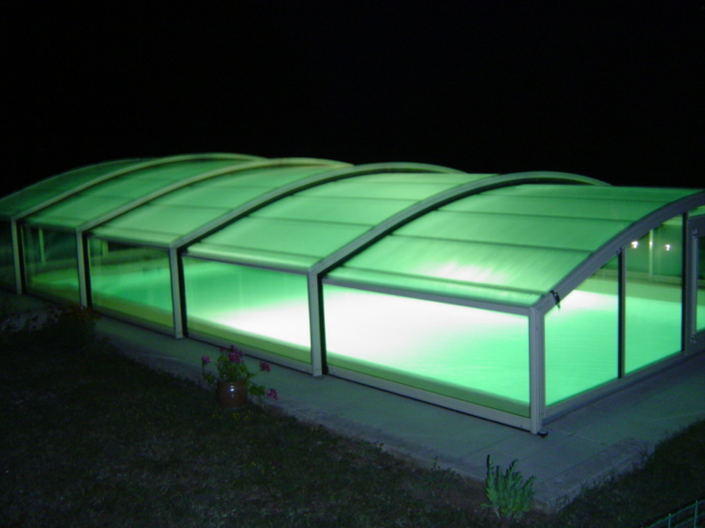 la piscine  23h pour le bain de minuit