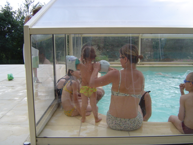 on prpare les enfants pour le bain