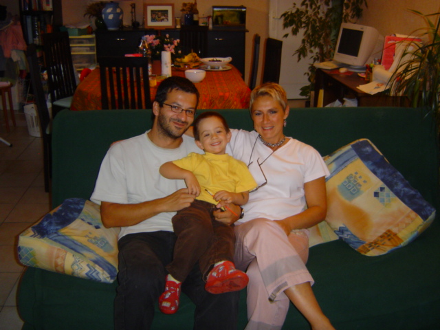 une bien jolie photo de famille, Chris, Marie-Laure et To