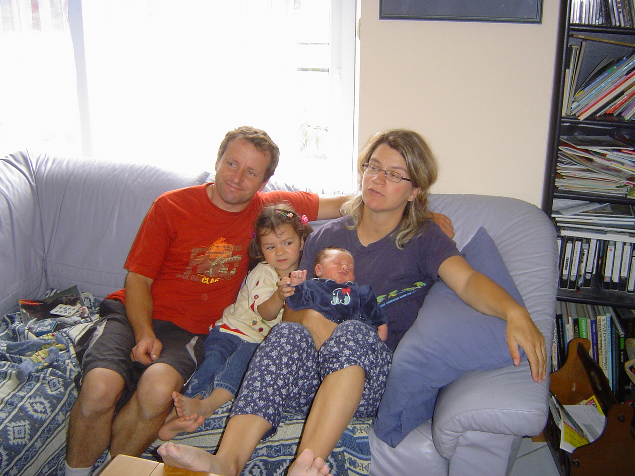 Papa, Maman, Zo et Marion