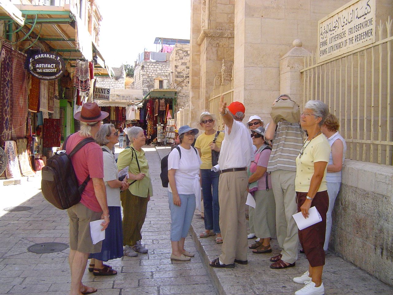 premire visite de Jrusalem