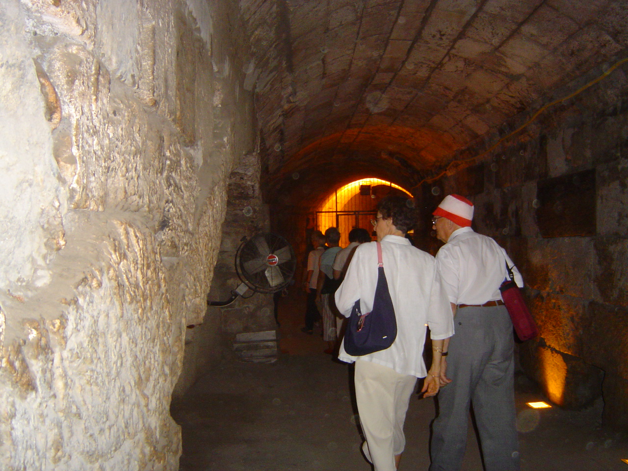 progression dans l e tunnel du kottel