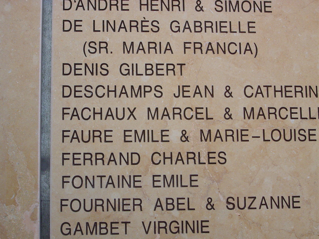 liste des justes des Nations anne 2006 dont les Dechamps, Grands Parents de nos amis