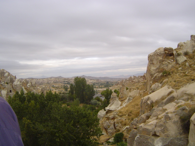 paysage sculpt par le vent et la pluis