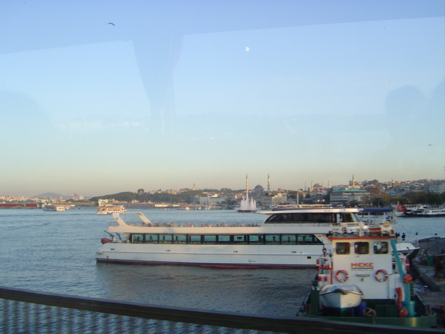 bateau sur la Corne d'Or